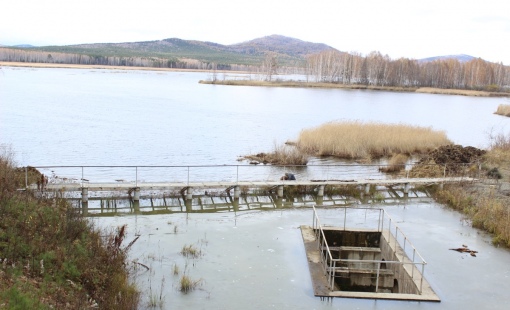 Расчистка водозабора от камыша